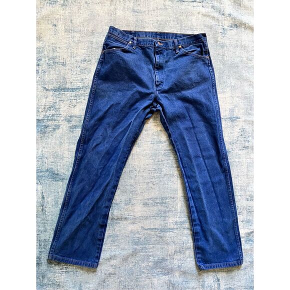 Wrangler Blue Cowboy Cut Original Fit Men's Jeans 38 x 32 - Picture 1 of 6